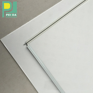 Factory Price Promotion White Gypsum Ceiling Panel Pvc Faced Tile