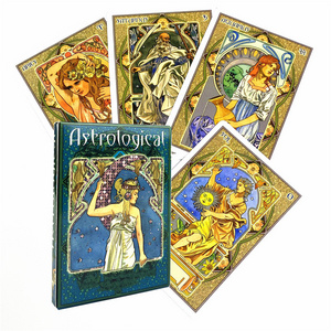 Full Wholesale Inspiration Printing Custom Affirmation Cards Women Positive Cheap Tarot Deck French Oracle Cards With Guidebook