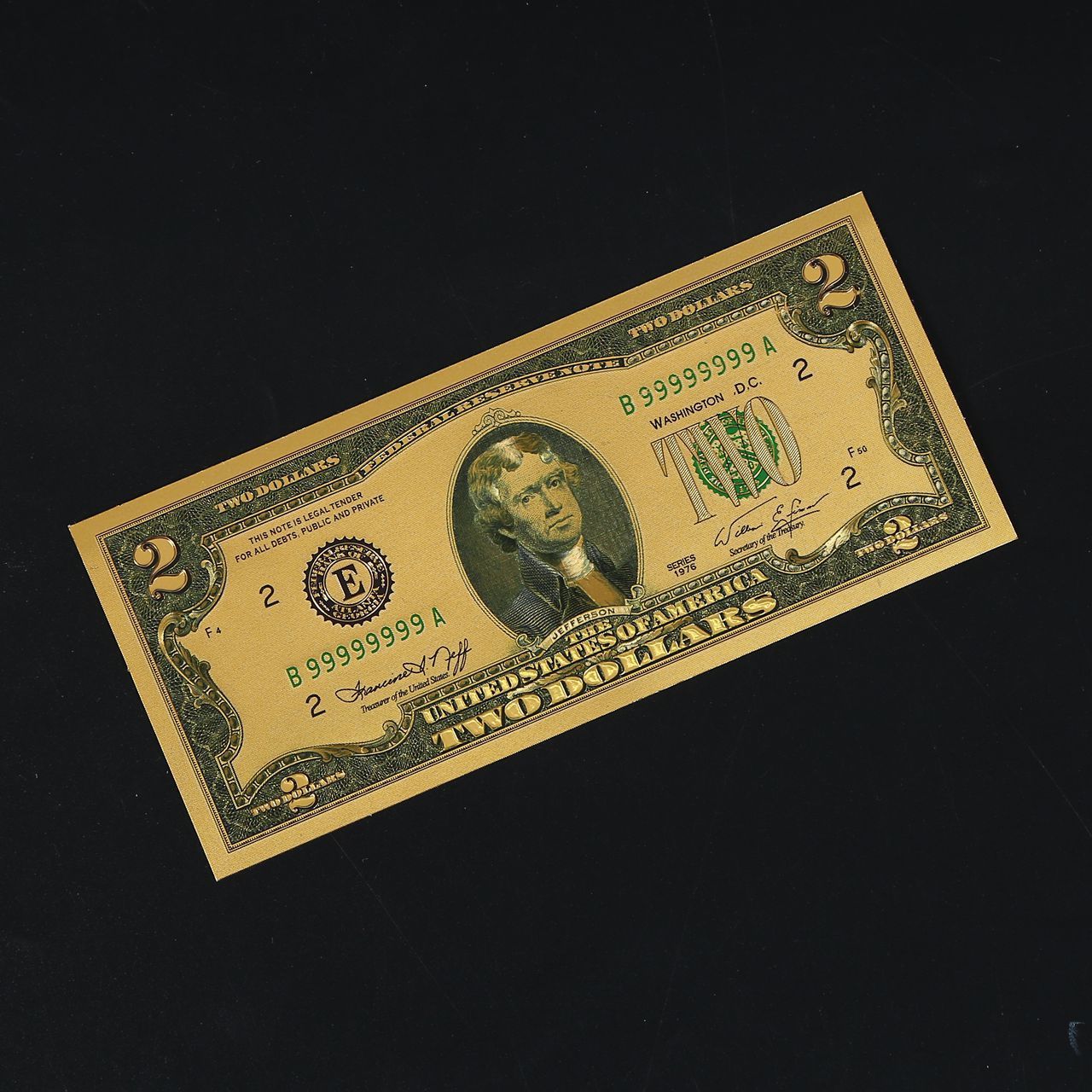 Colorful Gold US Dollar Banknote For Gift Collection USD 5 10 20 50 100 200 500 1000 Gold Foil Plated Waterproof Dollar Bills