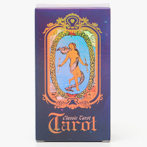 Spanish English Tarot Cards Holographic Classic Waite Tarot Deck Oracle Cards With Guidebook