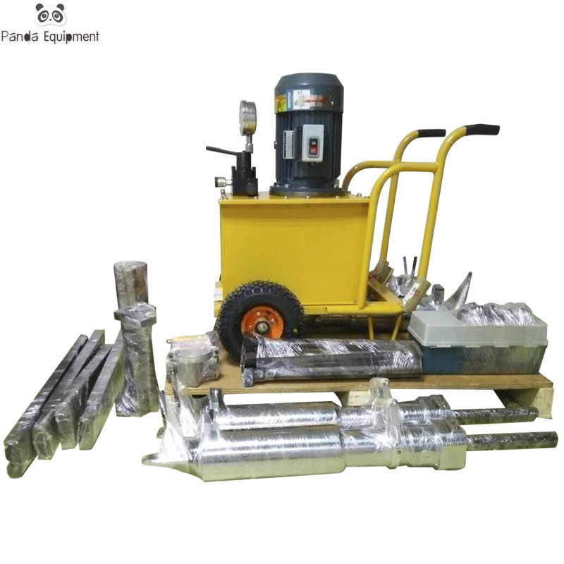 Stone Cracking Concrete Wall Demolition Machine, Single Cylinder Hydraulic Rock Splitter