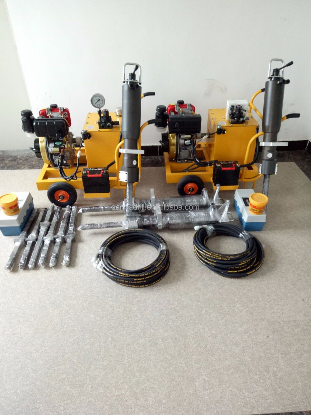 Stone Cracking Concrete Wall Demolition Machine, Single Cylinder Hydraulic Rock Splitter