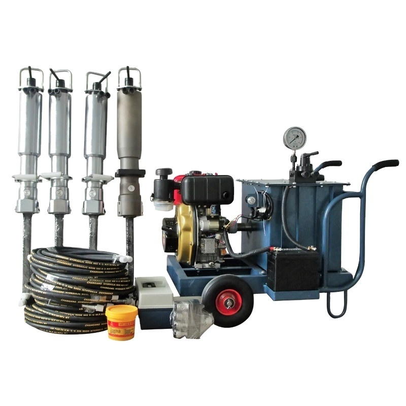 Stone Cracking Concrete Wall Demolition Machine, Single Cylinder Hydraulic Rock Splitter