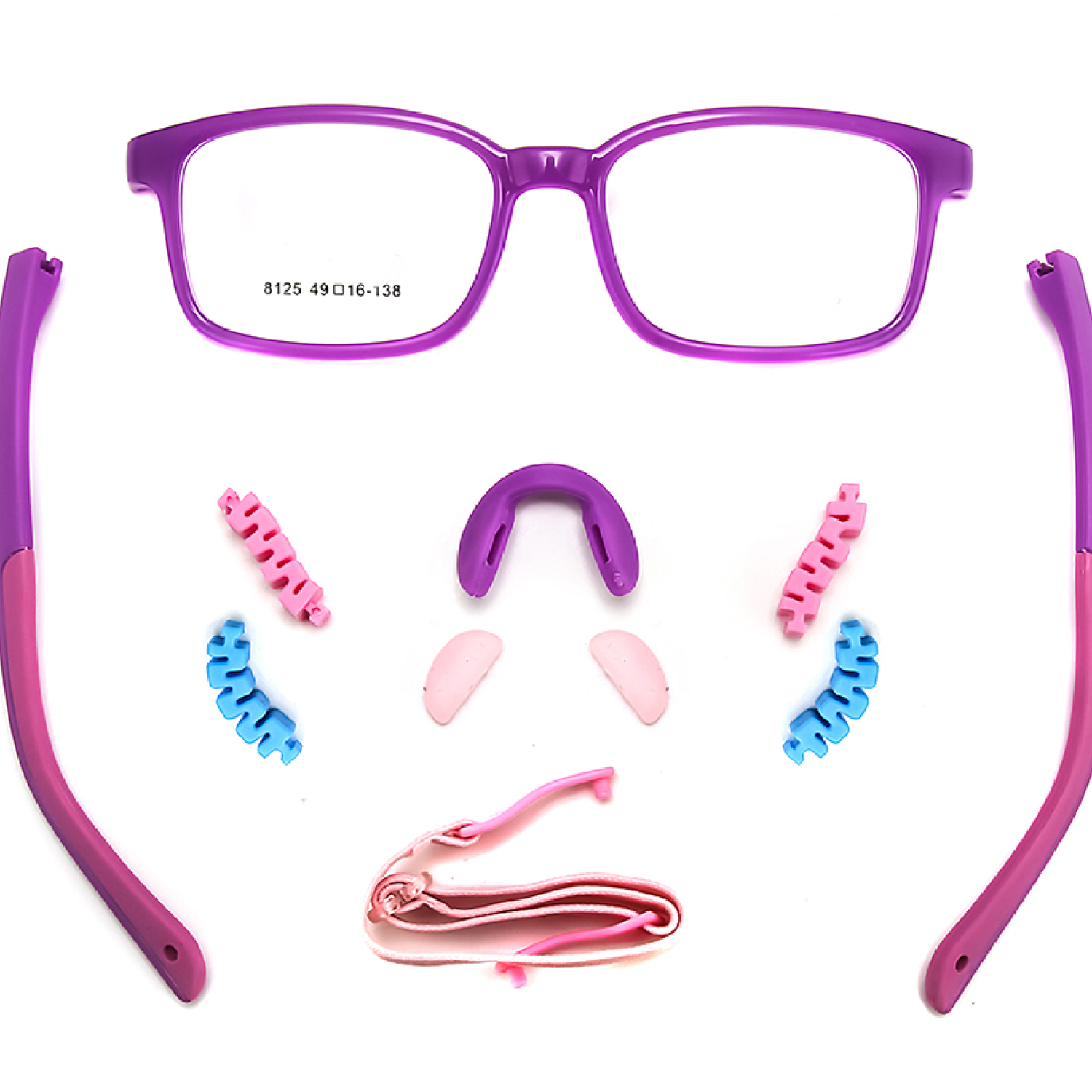 Wholesale Cute High Quality Soft Silicon Children  Kids Eyeglasses  lovely Eyewear Optical Frames Glasses