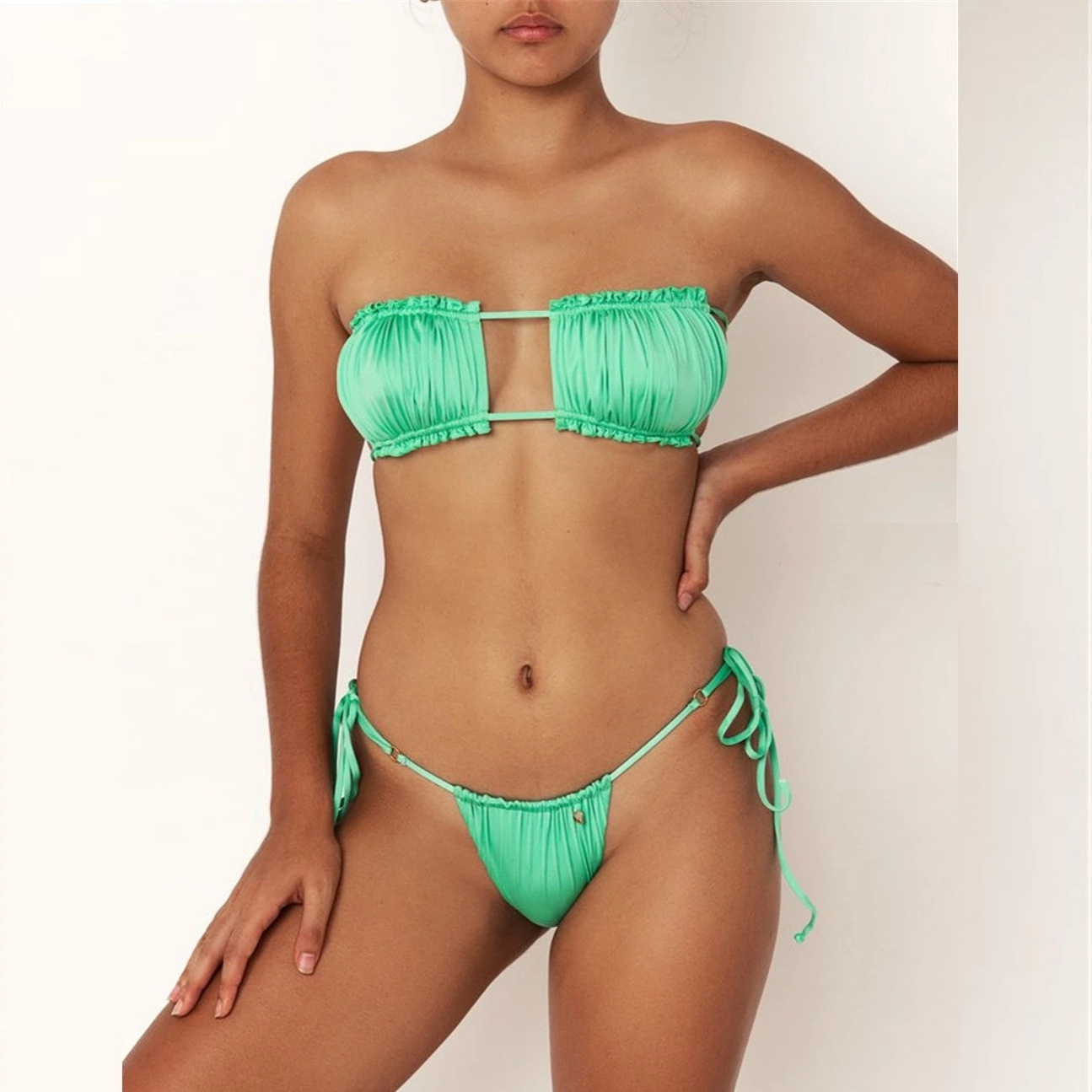 2020 summer stylish High Quality New  Design sexy swimwear women micro Thong  string bikini swimsuits