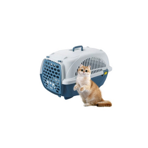 Pet travel and outdoor stocked portable cat cage carrier Extra Large Animal Airline Approved pet transport box