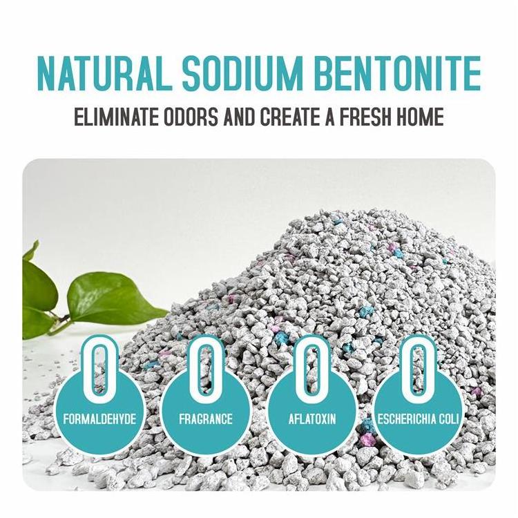 Supplier OEM 5L bentonite for cat litter cat litter sand clumping bentonite cat litter