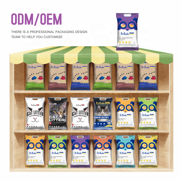 2023 New Trend OEM&ODM Factory Wholesale Clumping  Clay Premium Cat Litter Dust Free Melt Water cat litter