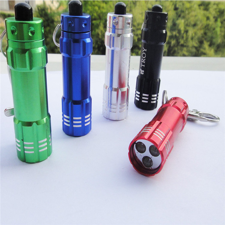 LED Flashlight Keychain Mini Flashlight Keychain Mini Torch Key Holder With Battery