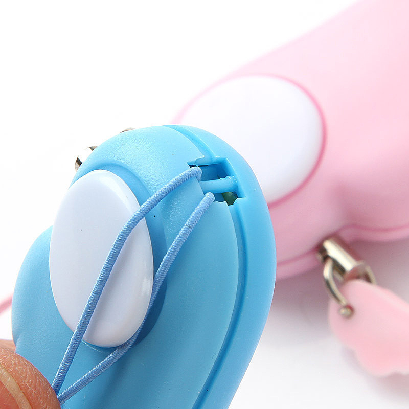 Led Cute Mini Angel Wings Personal Alarm PVC Safety Custom Keychain Flashlight Suppliers for Women and Kids