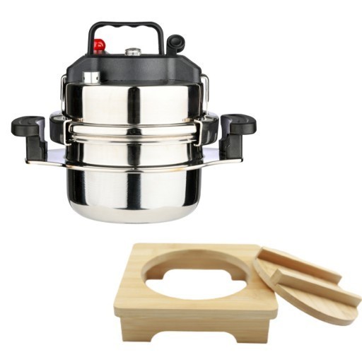 Mini Pressure Cooker Stainless Steel Outside Camping Energy Saving Gas And Induction Cooker Rice cooker 3~4 people