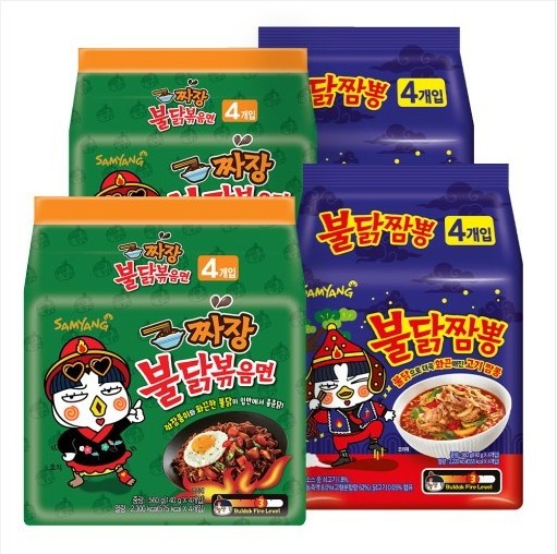 Korean noodles super spicy chicken flavored fried noodles Hot Spicy Chicken Cup Noodle Ramen Black bean sauce seafood