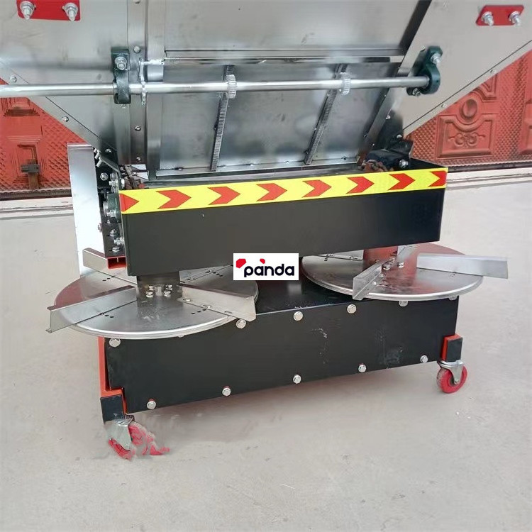 Chain-row fertilizer spreader with a capacity of 900 kg granular fertiliser applicator