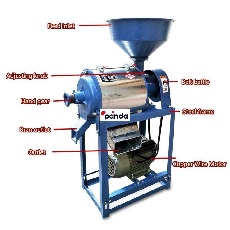 Industrial wheat flour mill plant/corn grits making machine/corn semolina processing machine