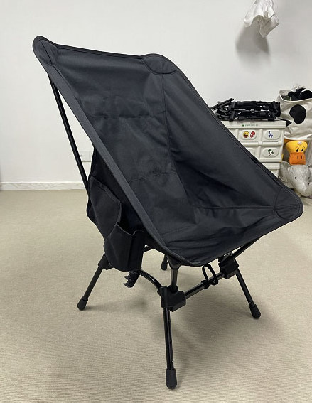 Oversize Ultralight 7075 Aluminum Canvas Camp Chair Adjustable Height Outdoor Chair