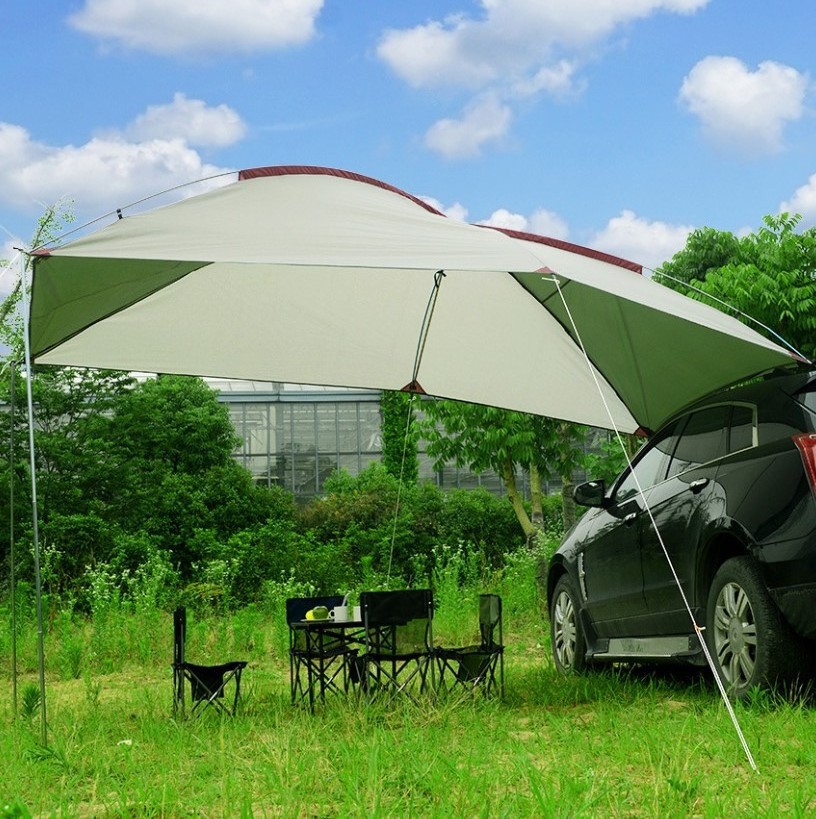 Outdoor Easy Set Up Folding Car Side Tent Camping SUV Awning/Canopy/Sun Shelter Fishing Waterproof