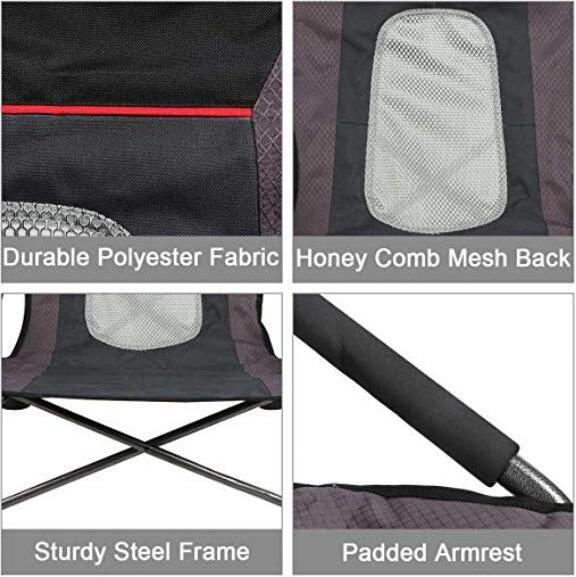 lightweight aluminum backpack portal low sling stable Beach Camp Chair