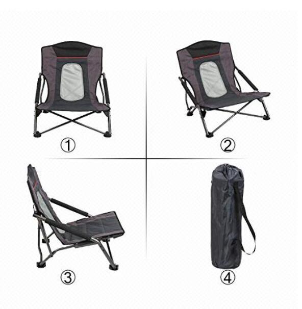 lightweight aluminum backpack portal low sling stable Beach Camp Chair