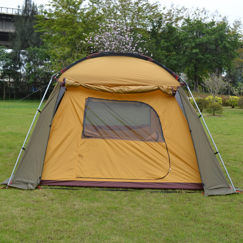 Hot sale 5-6 Person Tent House for Family Outdoor Camping with 1 Bedroom and 1 Living Room