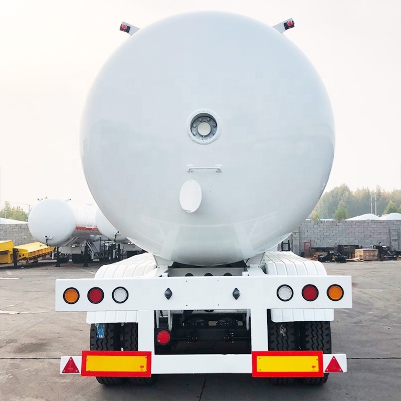 liquid 56m3 58m3 gas propane transport tank truck lpg road tanker semi trailers for sale