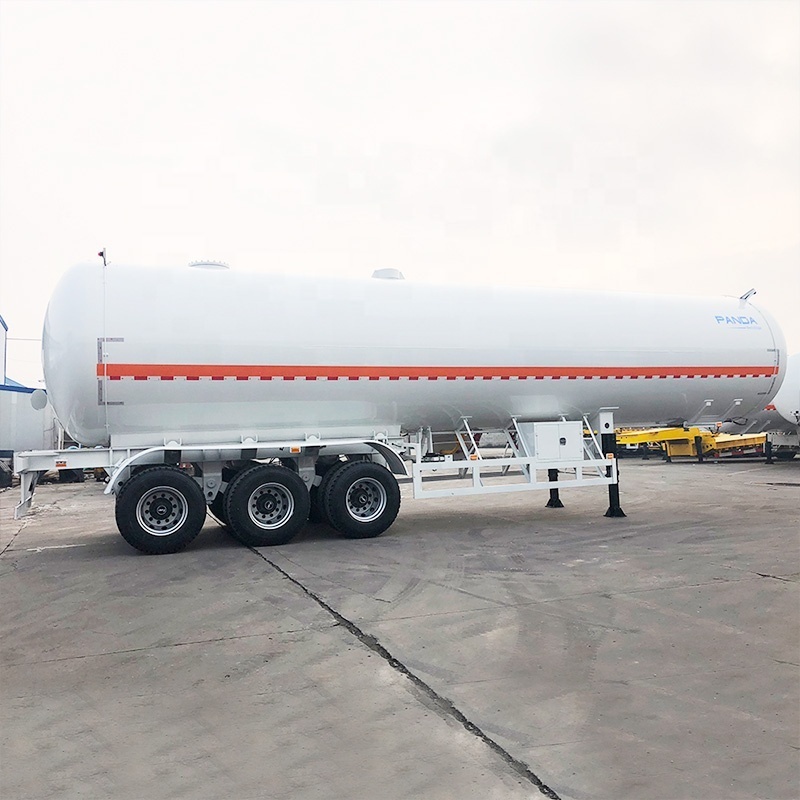 liquid 56m3 58m3 gas propane transport tank truck lpg road tanker semi trailers for sale