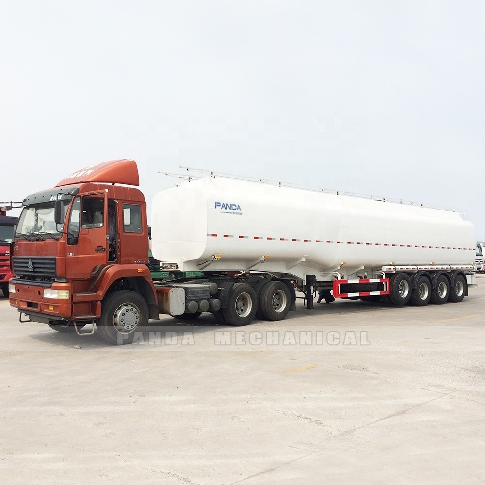 42000lts to 63000 Liters Capacity Gasoline Diesel Tank Trailer Fuel Tanker Semitrailer Panda Truck Trailers Semi-trailer Q345 0%