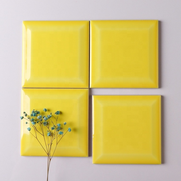 Anti slip strong polished beveled subway tile peel and stick