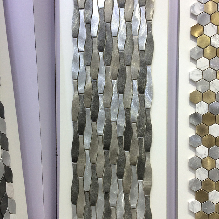 Factory Custom Wholesale Aluminum Composite Panel Mosaic Peel And Stick Tile