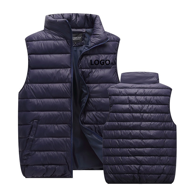 Wholesale Designer Bodywarmer New Men's Gilet Customized Quilted Vest Casual Lightweight Puffer Vest