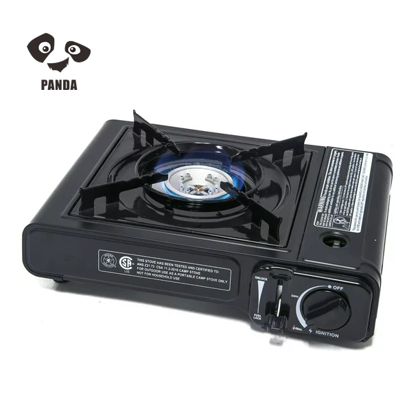 Mini Piezoelectric Portable Outdoor Butane Camping Portable Gas Cooker Gas Stove With Stand For Camping Backpacking