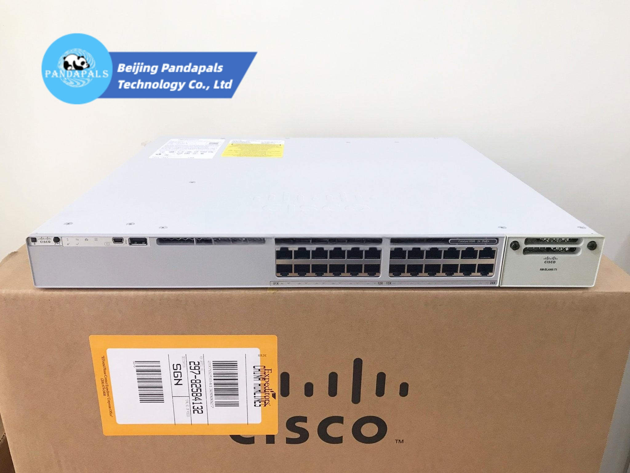 Original New Ciscos C9300-24P-E Catalyst 9300 24-port PoE+ 24 port sfp poe network switch