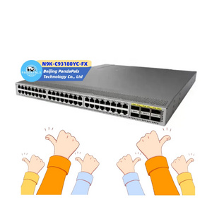 Original New Ciscos N9K-C93180YC-FX 48 ports 10g rj45 poe switch with sfp port network switch