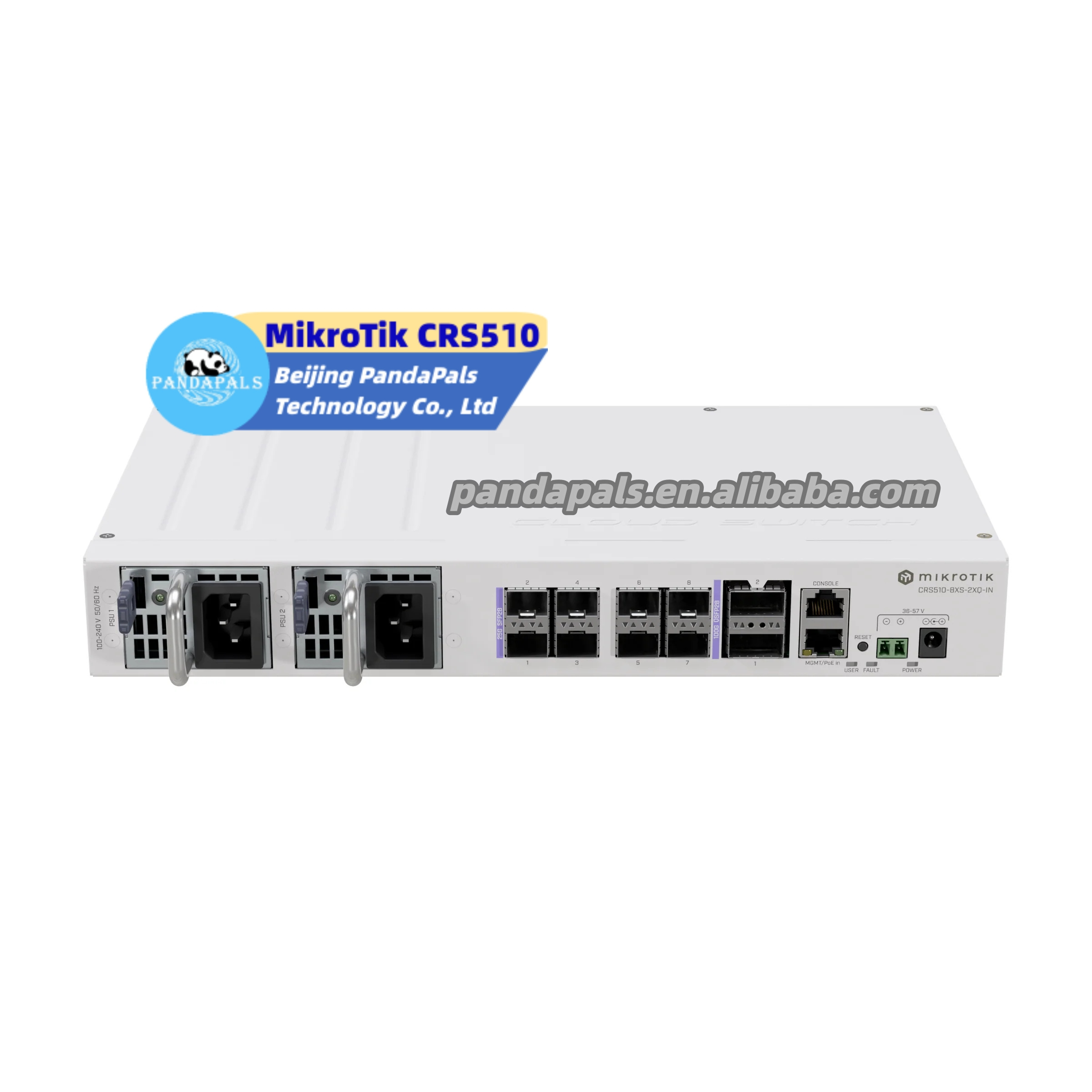 Original New MikroTik CRS510-8XS-2XQ-IN fiber switch rj45 ethernet poe gigabit with switch 8 port