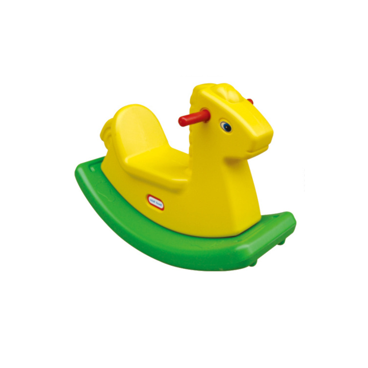 inoor play kids plastic rocking horse toy ride on toy for kids