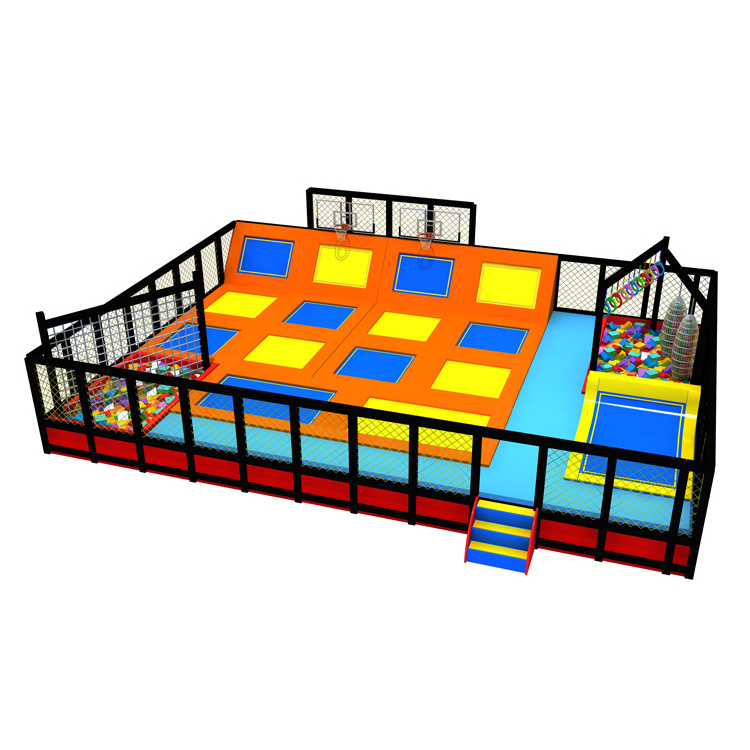 commercial children trampoline indoor soft play slide playground equipment for sale