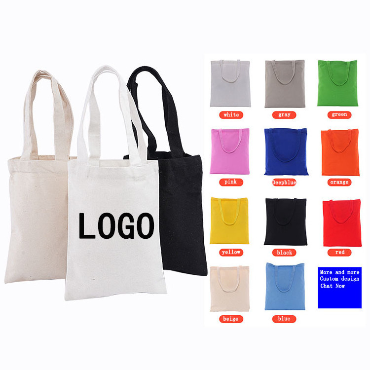 Recycled New Style Reusable Shopping Large cotton custom logo Handbag Casual Work Bag Crossbody canvas tote  shoulder Bag