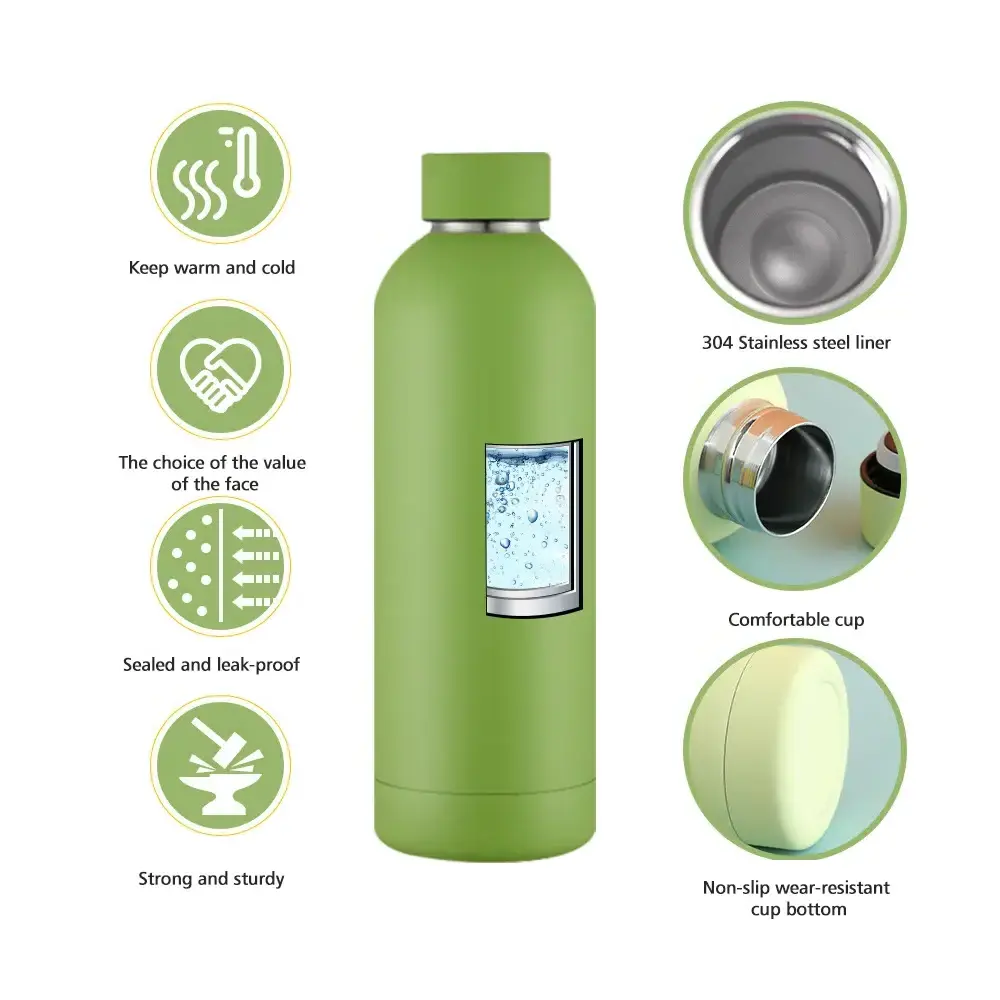 Factory double wall stainless steel cup insulated drink bottle tumbler thermal water bottles with custom logo