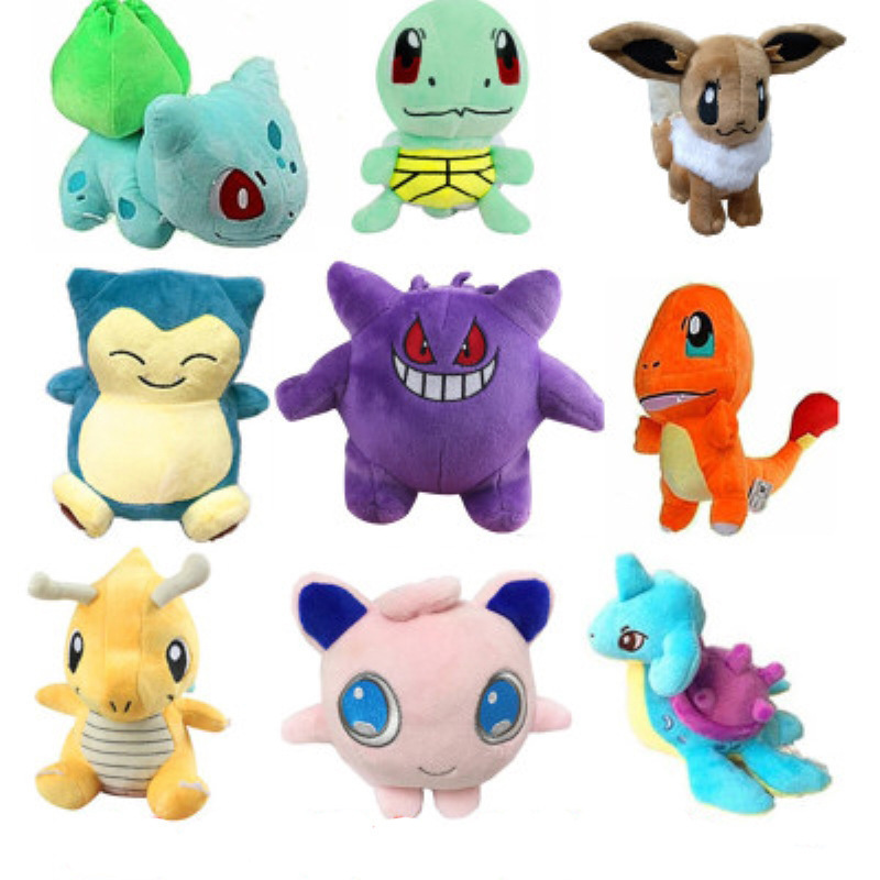 Charizard 40 Design Pokemones Plush Toy Pokemones Snorlax Charmander Squirtle Bulbasaur Stuffed Plush Toy Rowlet Christmas Gift