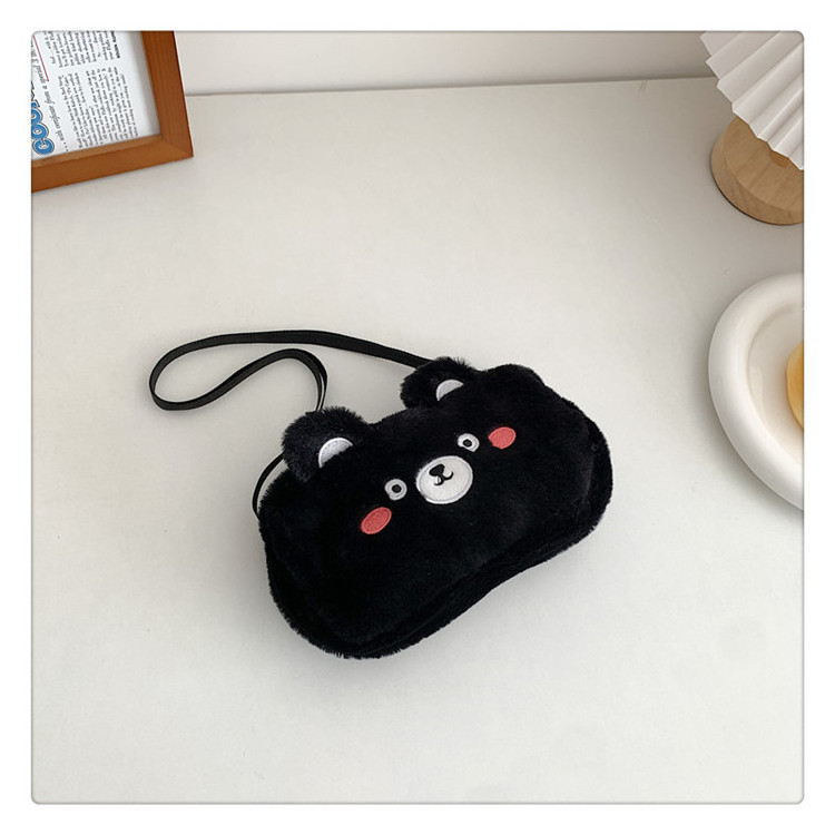 OEM&ODM Stuffed Kuromi Plush Bag Kuromi KT Plush Handbag Make-up Sanrioed Plush Bag Women Cute Plush Fashion shoulder Bags