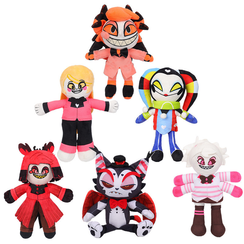 Hot Selling HELLUVA BOSS EXES AND OOHS Extreme Evil Boss Animation Clown Plush Toy Cartoon cute Stuffed toy plush Stuffed toys