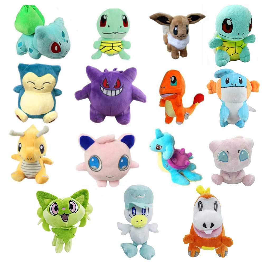 Charizard 40 Design Pokemones Plush Toy Pokemones Snorlax Charmander Squirtle Bulbasaur Stuffed Plush Toy Rowlet Christmas Gift