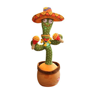 Talking Dancing Cactus Toys Singing Mimicking Recording Repeating What You Say Sunny Dancing Cactus Interactive Children Gifts