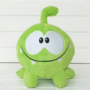 20cm Game Cut The Rope Om Nom Green Frog Stuffed Animal Plush Toys Om Nom Frog Plush Toy Soft Rubber Figure Classic Game Toys