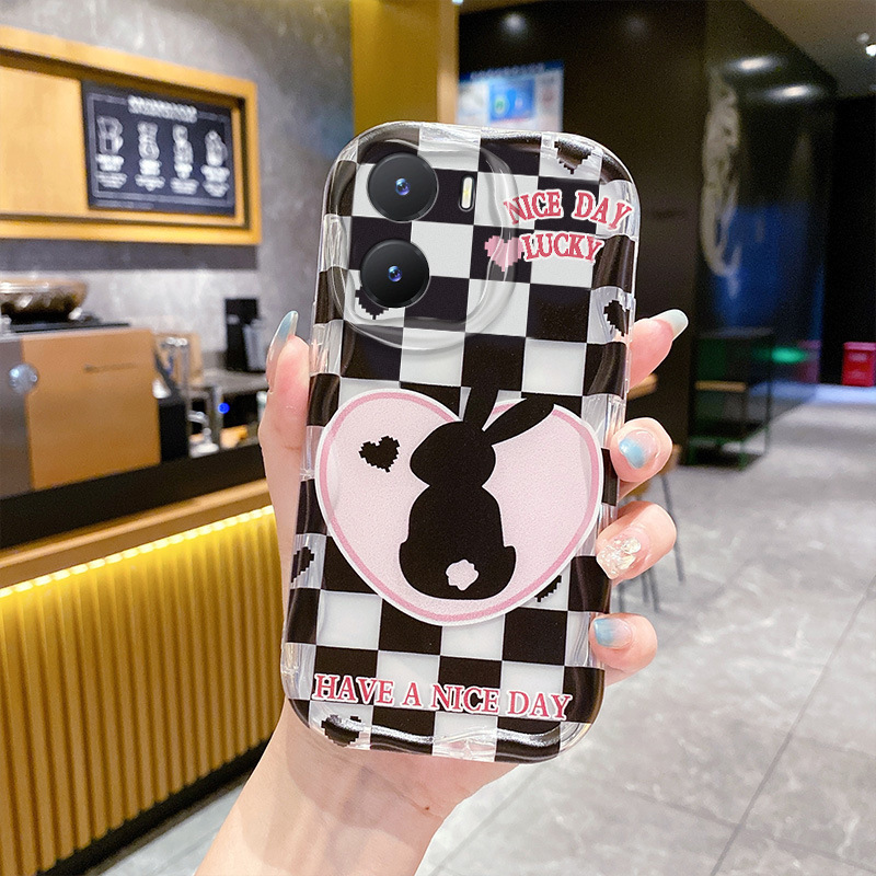 Cute cartoon kuromi TPU girls phone case cover Cute Cartoon 3D Kuroming Bracket Personalized Mobile Phone Holder Case For Phone