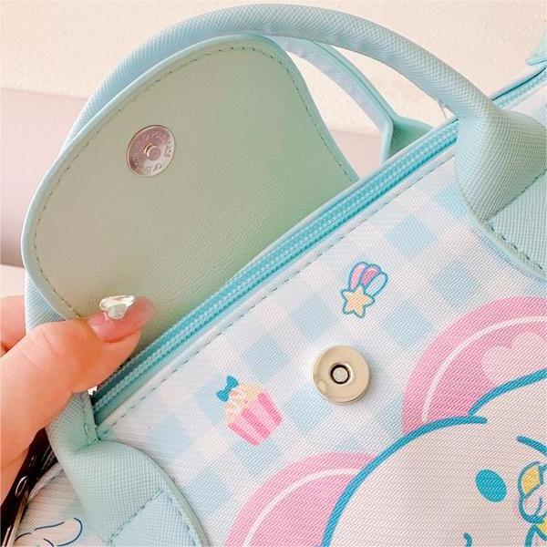 Sanrioed Kawaii Kuromi Melody Collection Makeup Bag Cartoon Hello Kt Crossbody Bag Large Capacity Hand Bag Girl Gift Wholesale