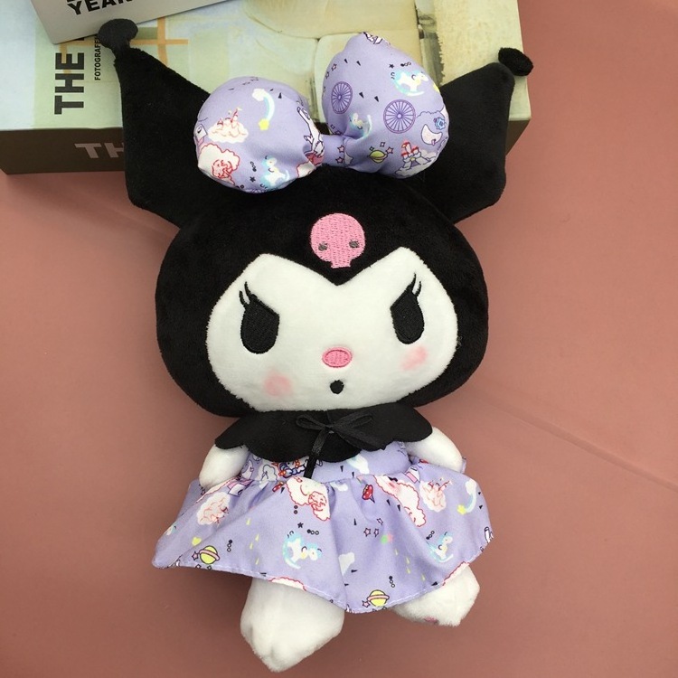 Wholesale 20cm Sanrioed Plush Toy Kawaii My Melody Cinnamoroll Kuromi Plush Toys Sanrioed Stuffed Doll Cute Kuromi Stuffed Dolls