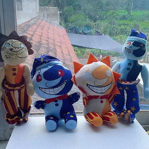 Sundrop FNAF Plush Toys Soft Stuffed Clown Moon Sun Cartoon Horror Game Dolls Cartoon Plush Toys Stuffed Animals Soft Toy