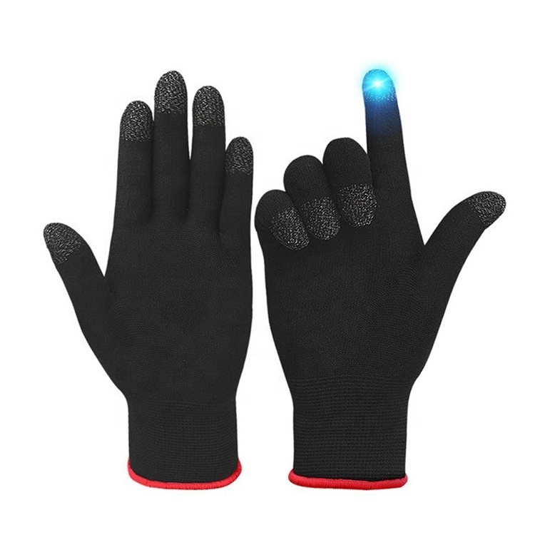 Gloves Touch Screen Hand Cover Game Controller for Sweat Proof Non-Scratch Sensitive Screen Gaming Finger Thumb Sleeve Gloves