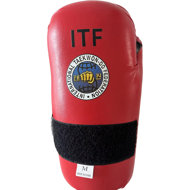 Cheap custom ITF equipment sparring hand protective gear taekwondo gloves