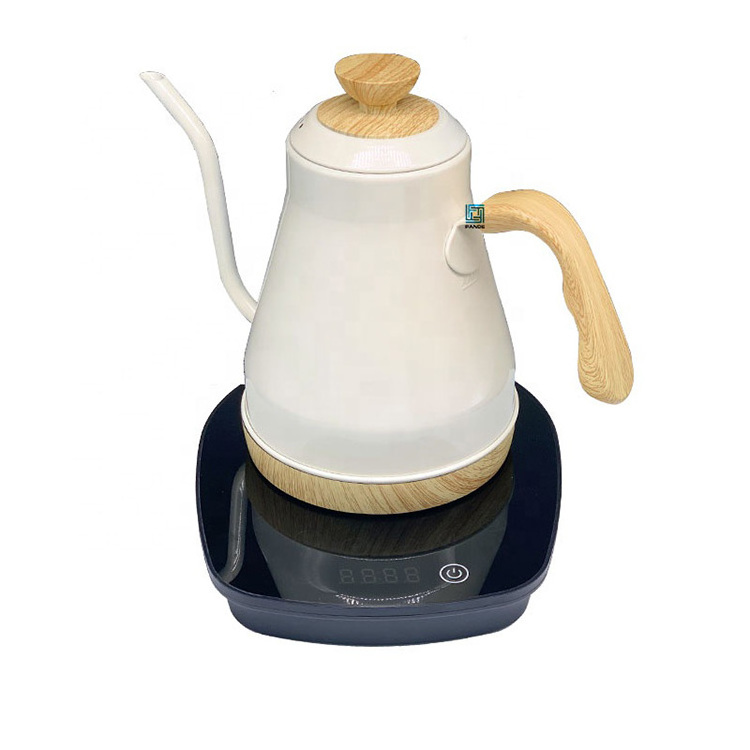 2023 Pour Over Coffee Drip Electric Retro Gooseneck Thermometer Price 1000ml Water Tea Gooseneck Kettle